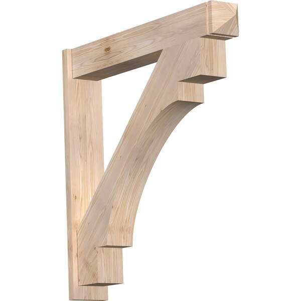 Ekena Millwork Merced Arts & Crafts Smooth Outlooker, Douglas Fir, 7 1/2"W x 46"D x 46"H OUT08X46X46MRC03SDF - main